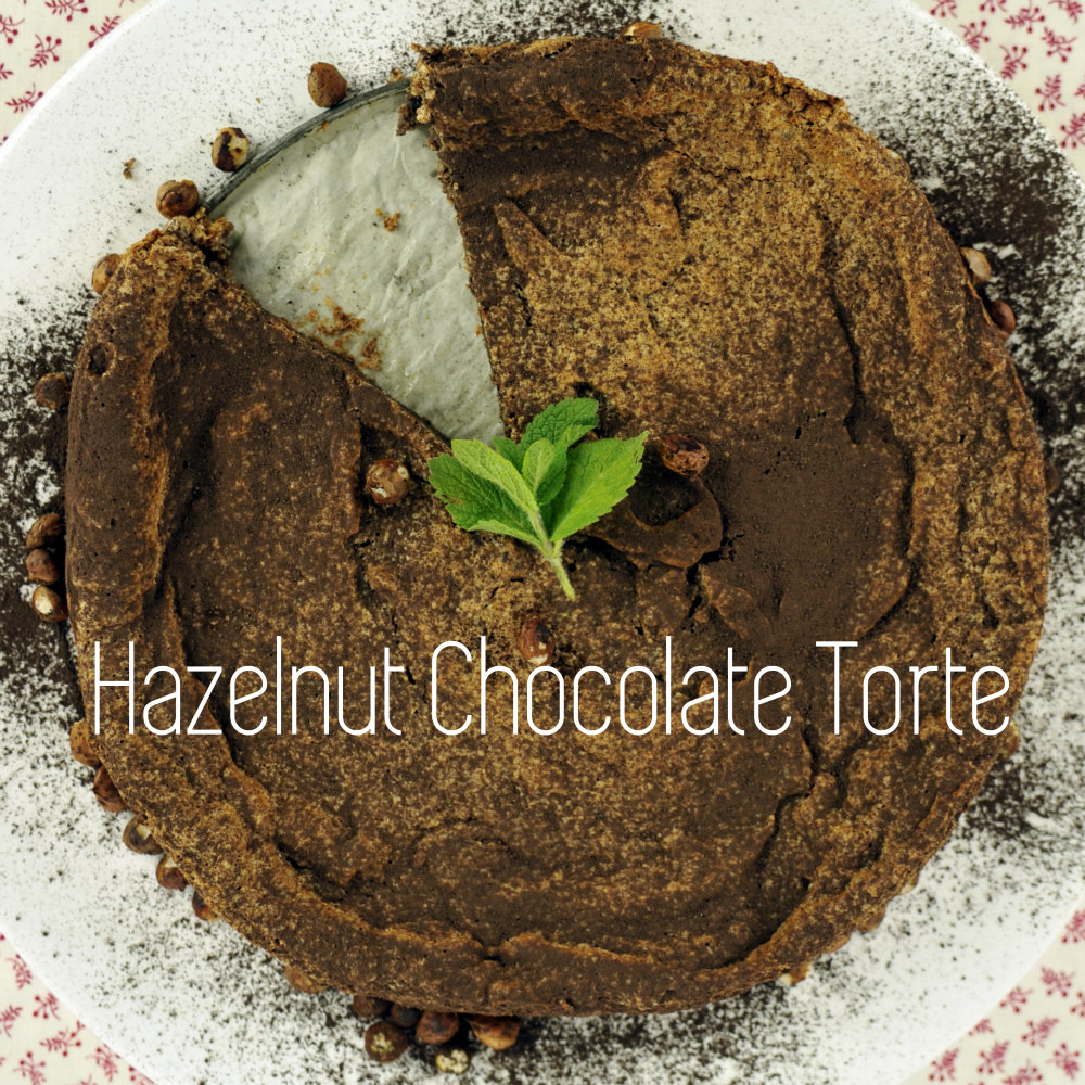 Hazelnut chocolate torte. Click photo for recipe.
