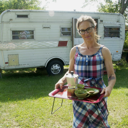 Kriss Marion of Circle M Farm. Photo by Sarah Hansen.