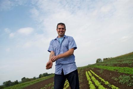 Chef Luke Zahm of Driftless Cafe.