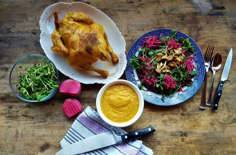 A satisfying late-February meal.