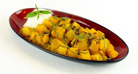 Red Kuri Curry (recipe link below)