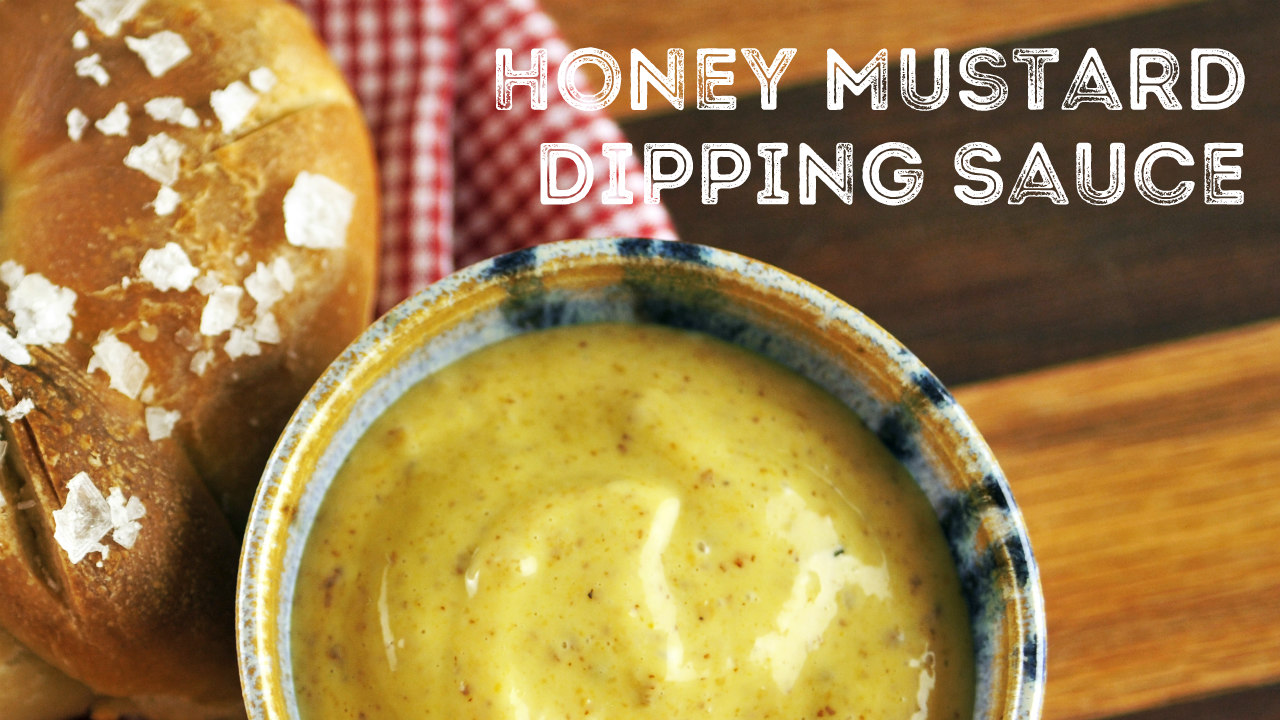 Click to read the recipe for Honey Mustard Dipping Sauce.