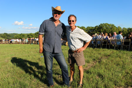 Jim Denevan (L) and Willi Lehner (R)