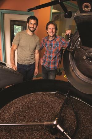 Co-owners Caleb Nicholes (on left) and T.J. Semanchin (on right)