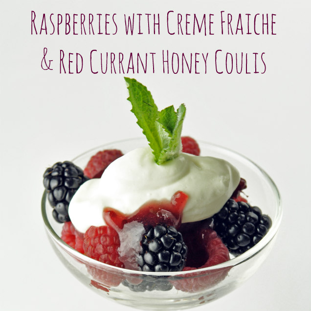 No summer porch party is complete without a sweet yet light and refreshing dessert of summer berries.