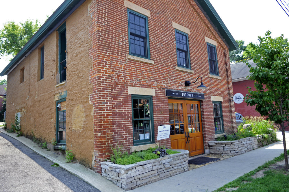Underground Butcher resides in the restored 1872 blacksmith shop of Geiger and Williamson, namesake of Willy Street.