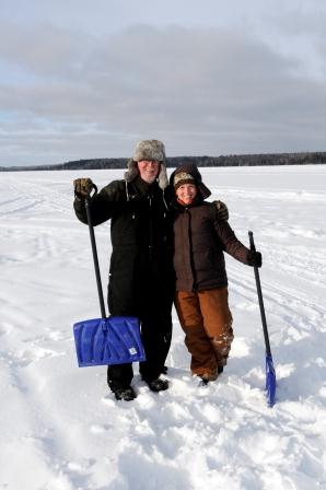 Jessica and her dad, Kurt, making memories.