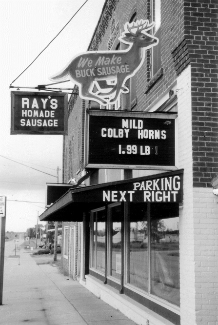 Wisconsin’s small meat markets, like Ray’s Meat Market in Unity (Trempealeau County), get very busy in November processing venison for hunters. Photo by Terese Allen.